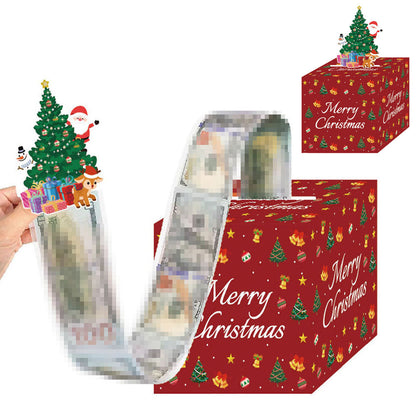 US Local 1 PC Christmas Cash Gift Box