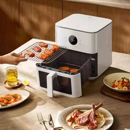 Visual Non Flip Electric Fryer Oven
