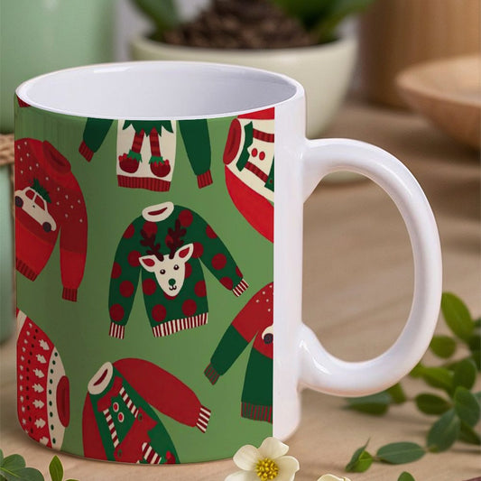 POD US Local White mug with full print, Christmas 0080