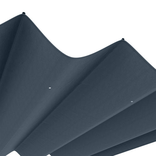 UK Local Outsunny Pergola Roof, Retractable Sun Shade Cover For 2.85 X 2m Pergola, UV30 Protected, Dark Grey