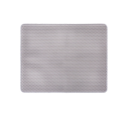 US Local Cat Litter Trapping Mat 30 X 24 In Double Layer Honeycomb Non-Slip & Urine-Proof