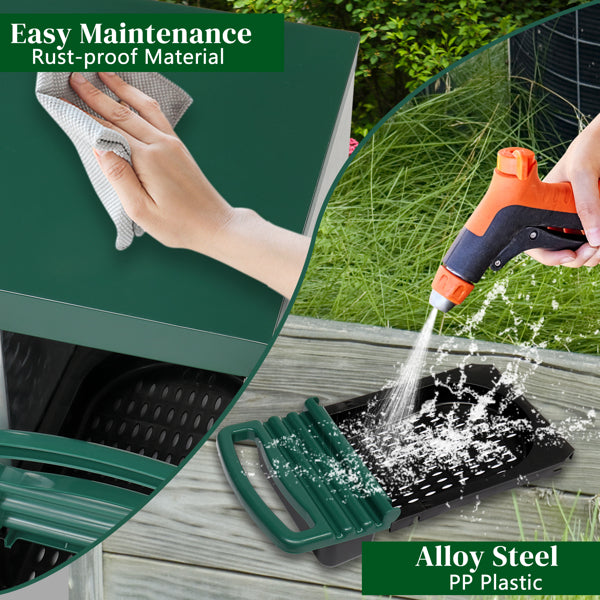 US Local 3-compartment Chicken Feeding Trough