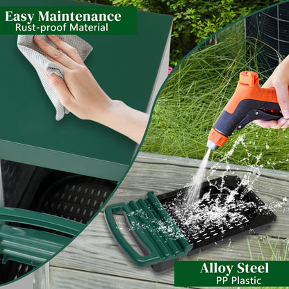 US Local 3-compartment Chicken Feeding Trough