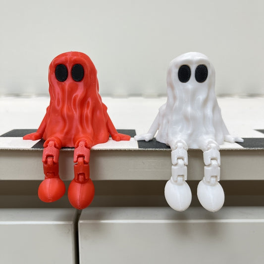 3D Printing Halloween Ghost Movable Joint Ornaments