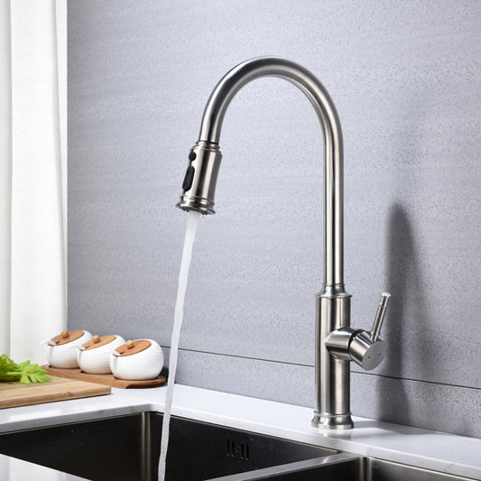 US Local Pulling Nozzle Kitchen Faucet