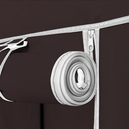 US Local Non Woven Wardrobe With 5 Layers And 12 Compartments