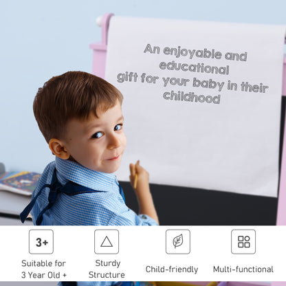 US Local 1 Kids Art Easel with Paper Roll