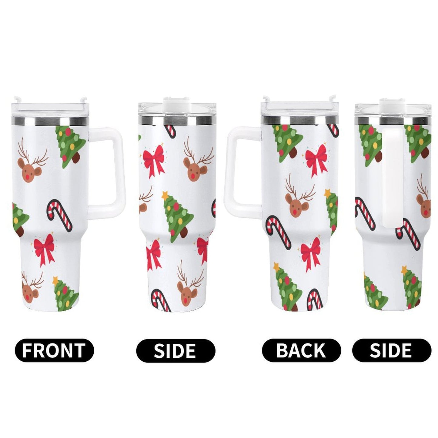 PHDT00099 POD US Local Tumbler 40 oz Large Capacity Car Cup Floral, Spring, Watercolor