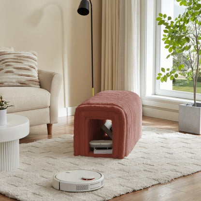 US Local Ottoman Storage Bench Pet Supplies Corduroy Bench Cat's Nest To Hide For The Living Room, Entryway And Bedroom