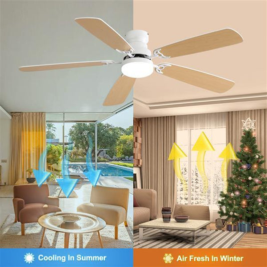 US Local Indoor Modern 52 Inch Ceiling Fan