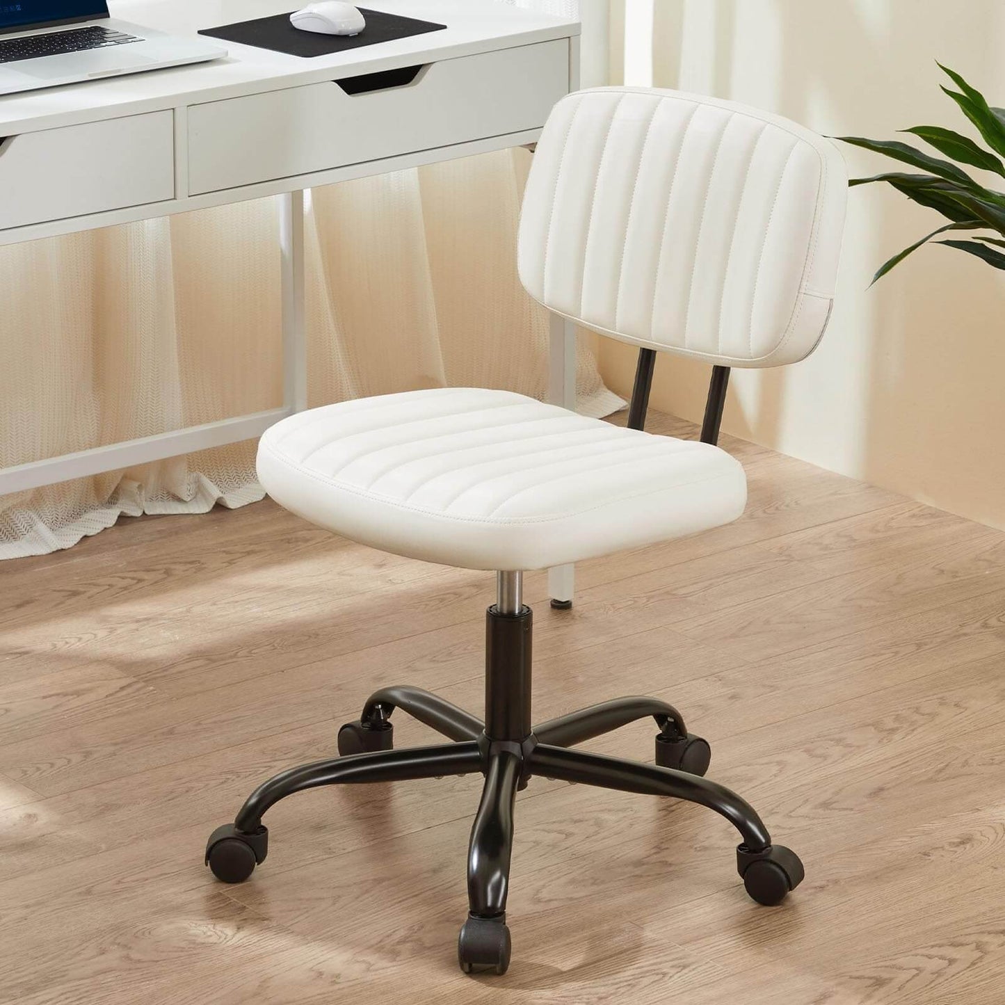 US Local Adjustable Height 360degrees Rolling Swivel Computer Task Chair Without Arm