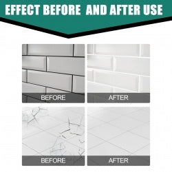US Local Jue-Fish Tile Repair Paste Crack Repair Tile Quick Drying Adhesive Marble Bathtub Furniture Toilet