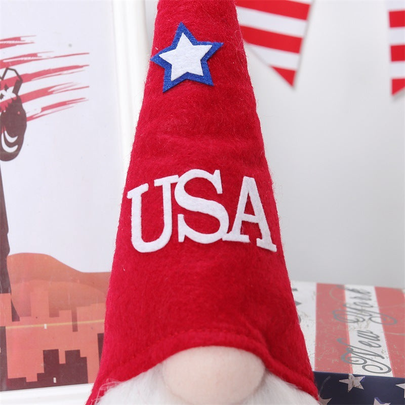 Independence Day Faceless Doll American National Day Doll