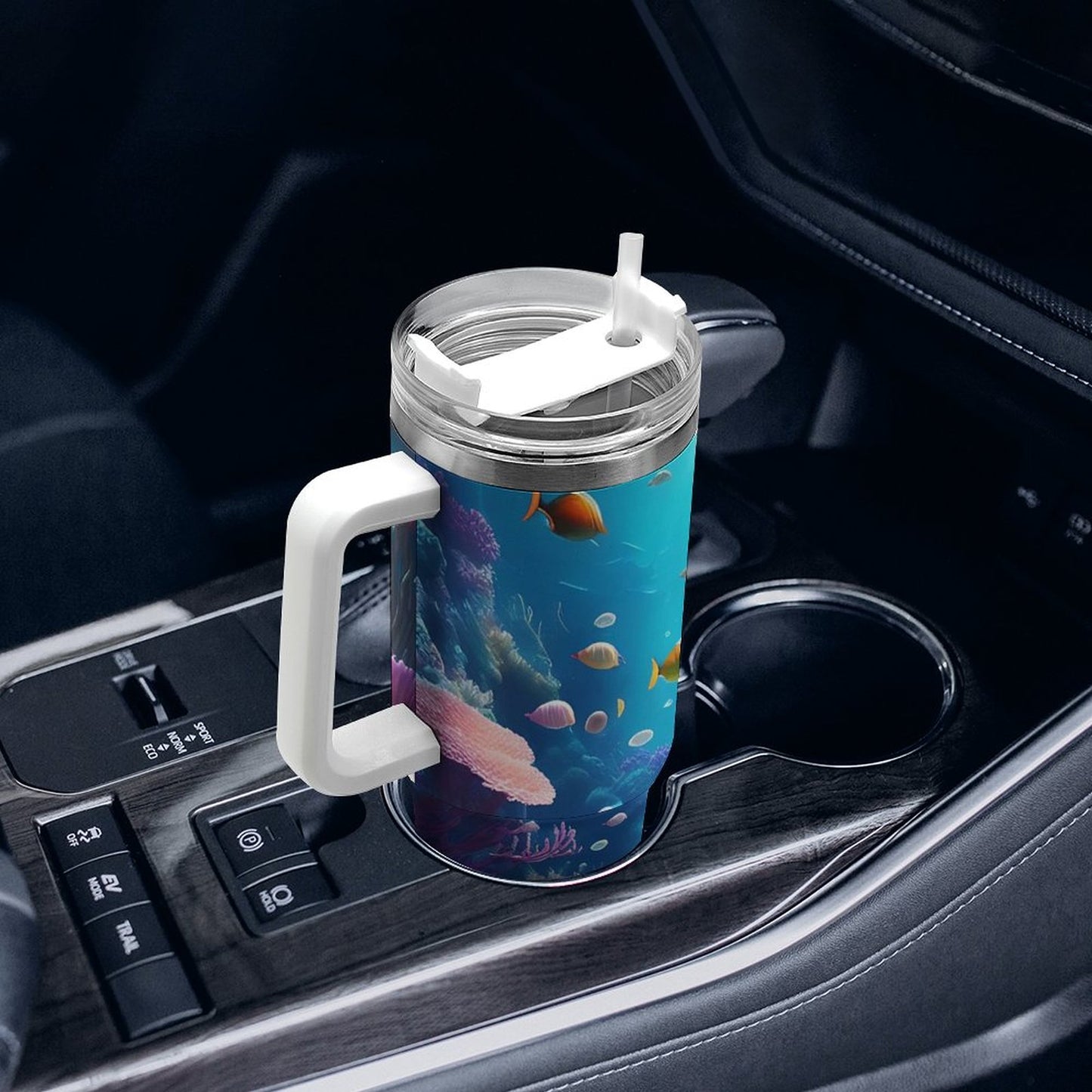 PHDT00040 POD US Local Tumbler 40 oz Large Capacity Car Cup Jellyfish, Dreams, Ocean