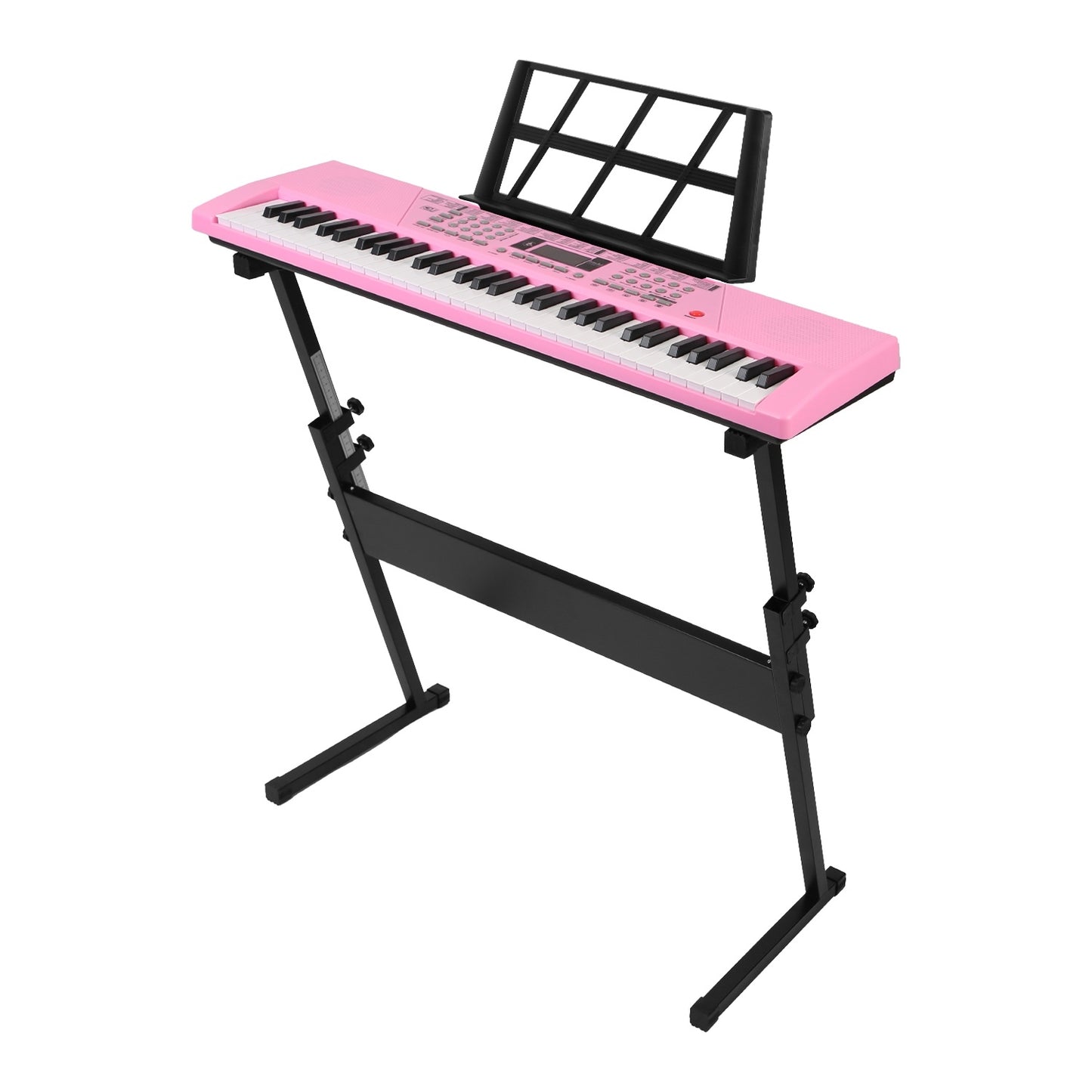US Local 3 Types Options -- 1Pc 61 Keys Digital Music Keyboard Electric Piano Electronic Musical Instrument Kids Learning Keyboard With Microphone Stand For 3-12 Year Old Kids Girls Boys
