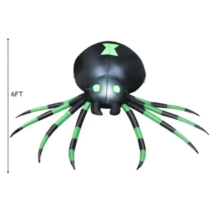 US Local 6 Feet Halloween Decorate Inflatable Spider