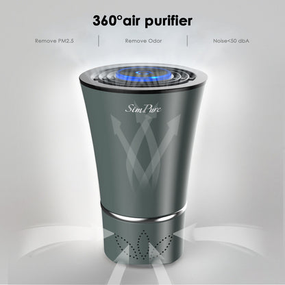 US Local Mini Portable Air Purifier Desktop-True HEPA Filter Cleans Air,Home,Office Use