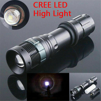 US Local Super-Bright 90000LM LED Searchlight Handheld Spotlight Flashlight Rechargeable