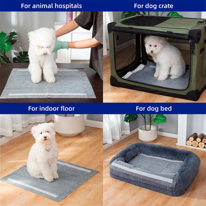 US Local PETMARVEL Disposable Charcoal Puppy Pads Odor Control 24x24 Inches
