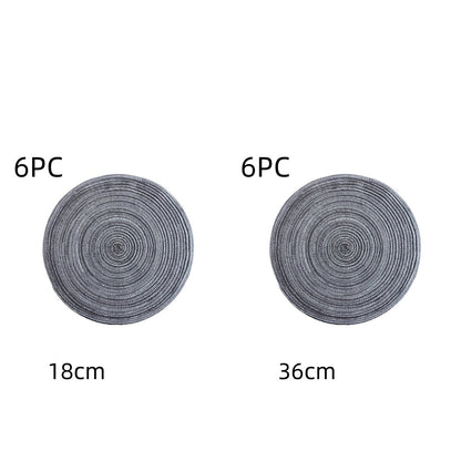 Western-style Placemat Home Placemat Coasters Heat Proof Mat