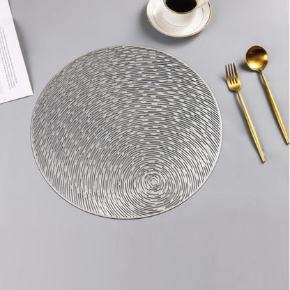 Solid Color Nordic Round Placemat
