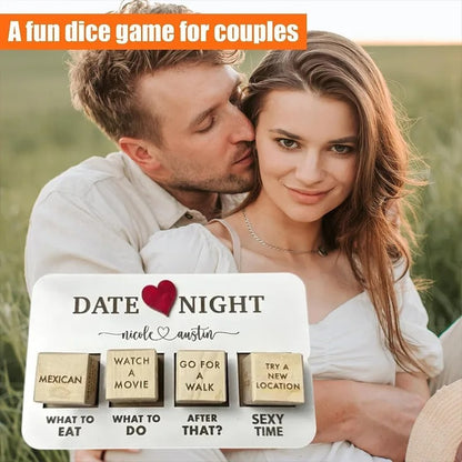 US Local Wooden Date Night Dice Wooden Date Night Ideas Game Dice Romantic Couple Date Night Game Action Decision Dice Games For Couple