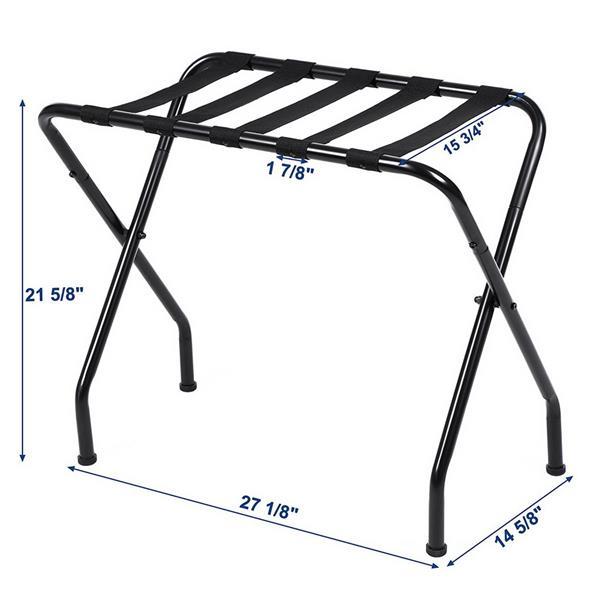 US Local Black Luggage Rack