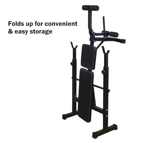 US Local Weightlifting Bench, Bench Press Set With Squat And Bench