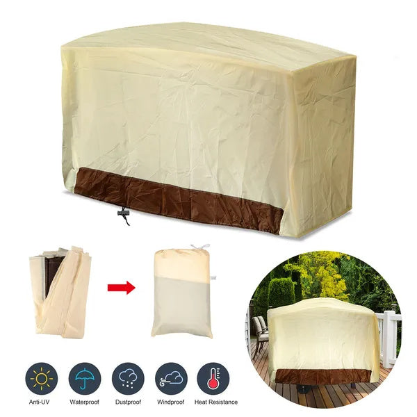 210D Waterproof Outdoor BBQ Grill Cover Windproof Dustproof Patio Gas Grill Oven Protector Oxford Cloth Garden GPCT1580
