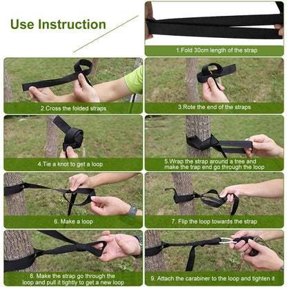 US Local Camping Hammock, Portable Double Hammock With Net