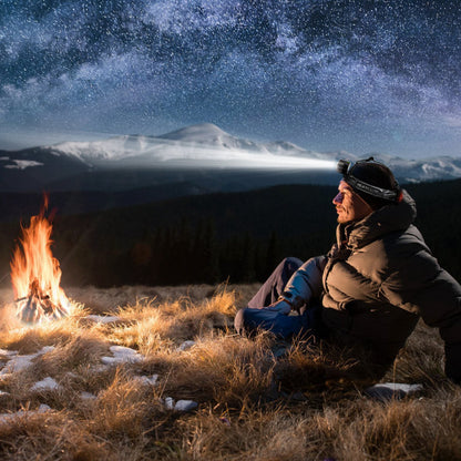 US Local Rechargeable Headlamp 20000 Lumen LED Headlight 6 Modes Headlamp Flashlight For Camping Cycling Hiking Hunting Emergency