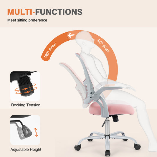 US Local Tall Office Chair For Standing Desk With Adjustable Foot Ring,Counter Height Office Chairs