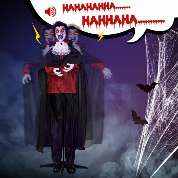 US Local 5.7ft Vampire Outdoor Halloween Decorations