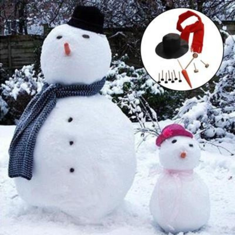 US Local Best Selling Snowman Decoration Making Kit Decoration Kit Components Winter Making Kit