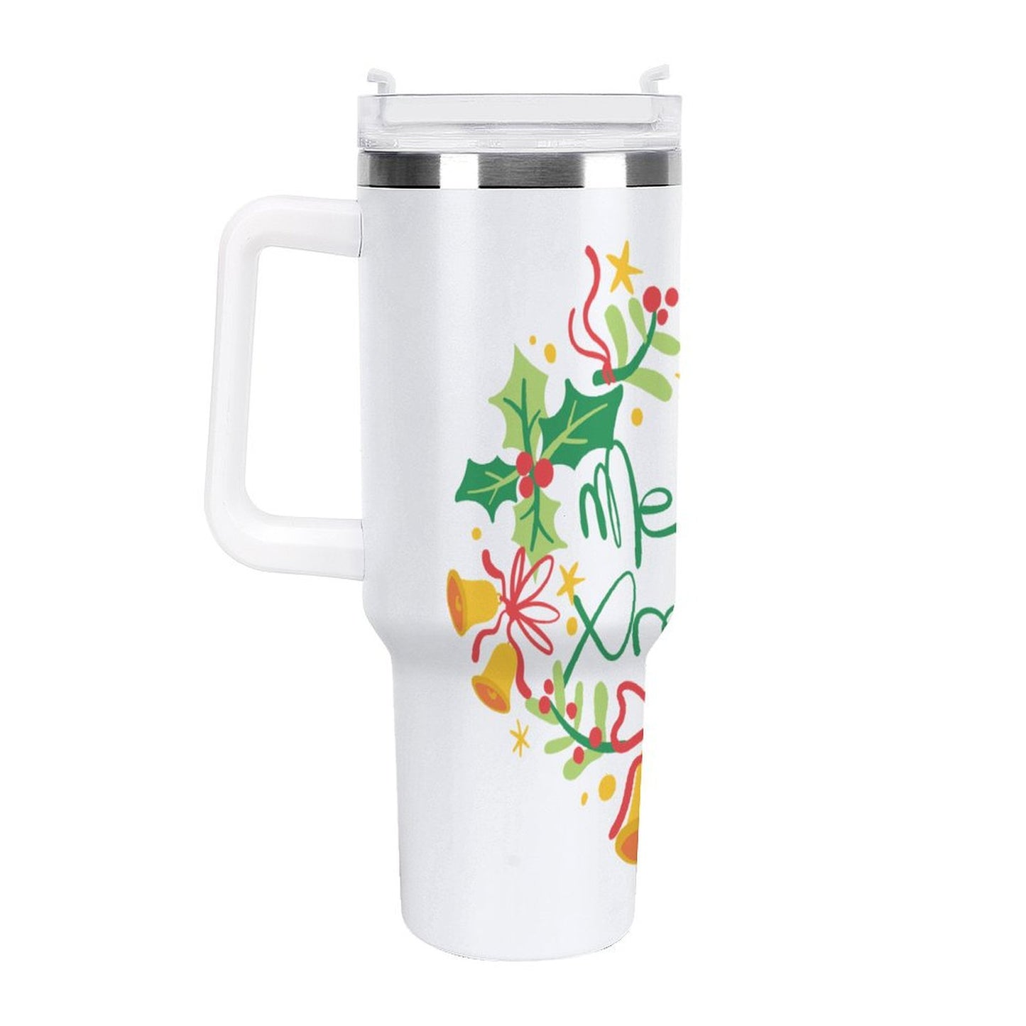 PHDT00127 POD US Local Tumbler 40 oz Large Capacity Car Cup Christmas Sign Bell