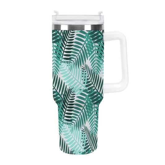PHDT00232 POD US Local Tumbler 40 oz Large Capacity Car Cup Branches, Leaves, Summer