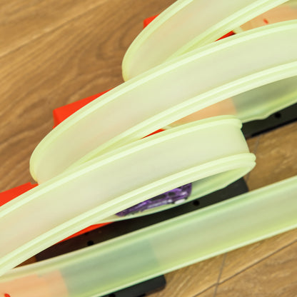 US Local Track Builder Loop Kit Criss-Cross Glowing Race Track Toy Set Spooky Spider Fun Starter Kit