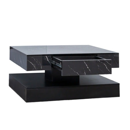 USA Local 6.93IN High LED Coffee Table,Modern Coffee Table For Living Room,Living Room Tables,Large Living Room Furniture,LED Lights