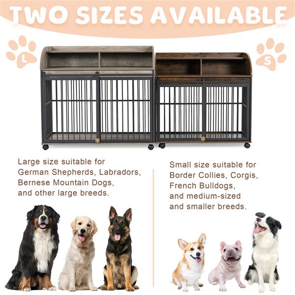 US Local Heavy Duty Large Dog Cage Furniture