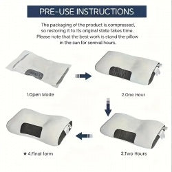 US Local YBZ 3D Knitted Cotton Massage Pillow 1pack