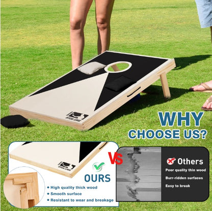 US Local Solid Wood Premium Cornhole Set