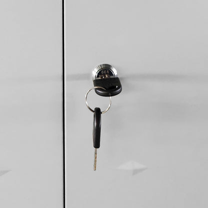 US Local 71 Metal Garage Storage Cabinet With Wheels - Heavy-Duty Tool Storage Cabinet For Home, Office, School, And Garage Organization, Black Gray