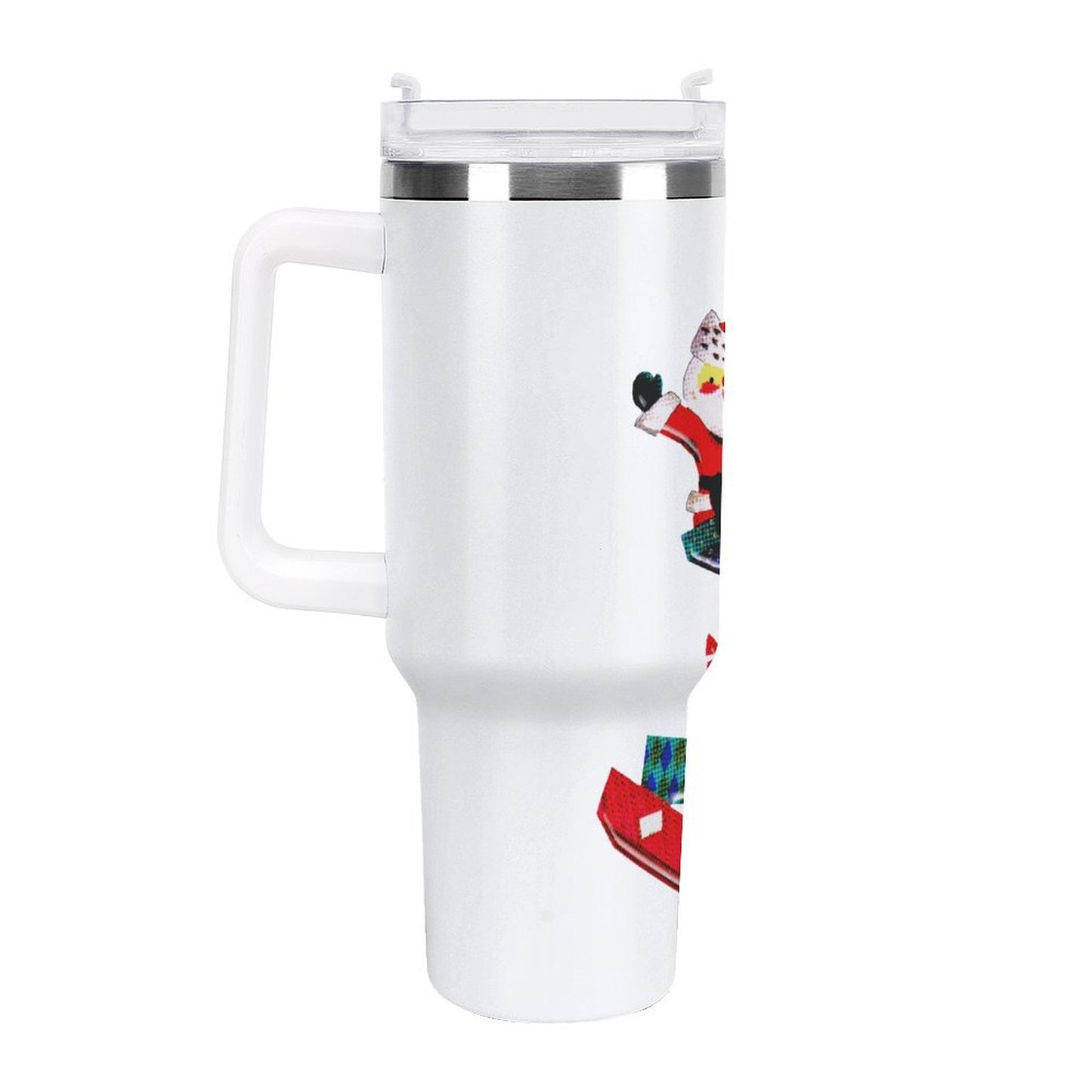 PHDT00156 POD US Local Tumbler 40 oz Large Capacity Car Cup Christmas, Santa