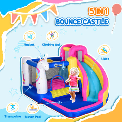US Local Inflatable Water Slide Bounce House with Trampoline