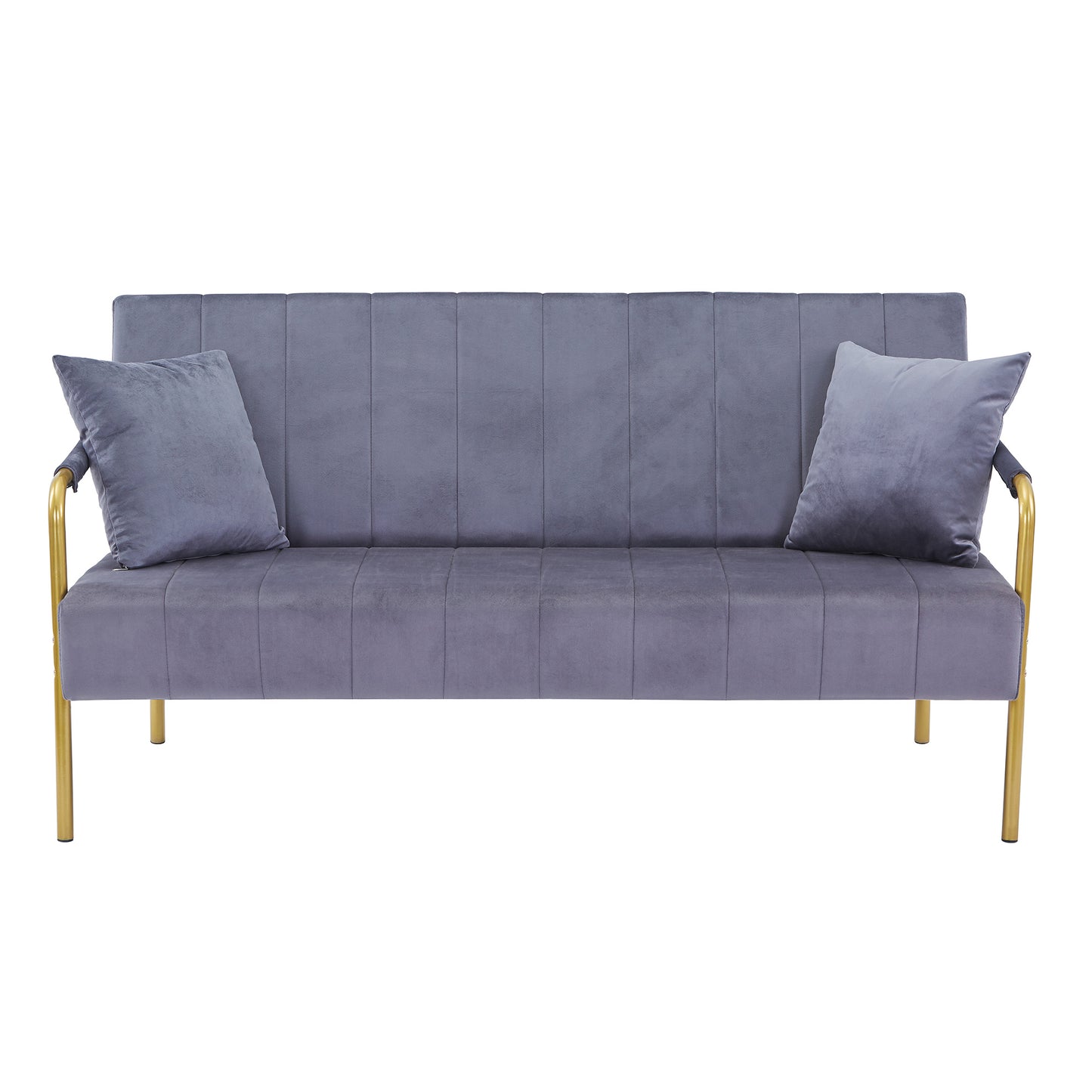 US Local Modern Velvet Loveseat Sofa For Living Room