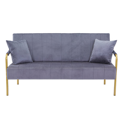US Local Modern Velvet Loveseat Sofa For Living Room