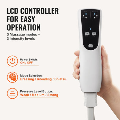 US Local VEVOR Full Leg Massager, Air Compression Leg Massager For Foot Calf Thigh Knee, 3 Modes & 3 Intensities, Leg Compression Massage Boots For Circulation, Relaxation, Pain Relief - Great Gift For Mom Dad