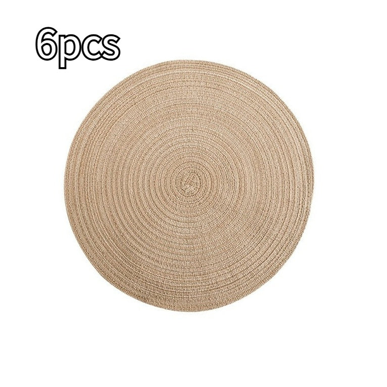 Western-style Placemat Home Placemat Coasters Heat Proof Mat