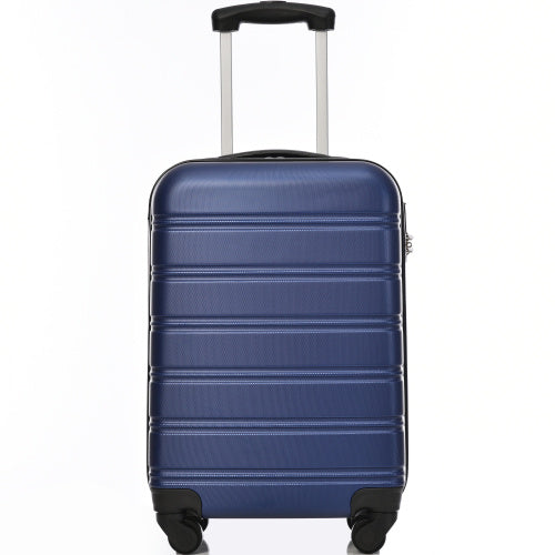 UK Local ABS Hard Shell Travel Trolley Suitcase 4 Wheel Luggage Set Hand Luggage, 20