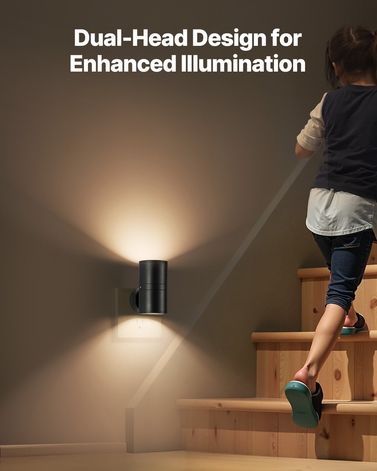 US Local LED Night Lights Dusk To Dawn Sensor Modern Night Lights Plug Into Wall